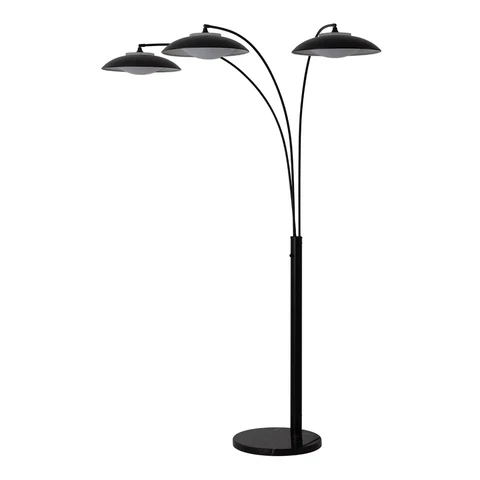 Saucer 3 Light Arc - Floor Lamp - Image 4