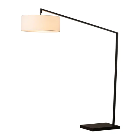 Stretch Modern Matte Black Arc Floor Lamp - Image 4