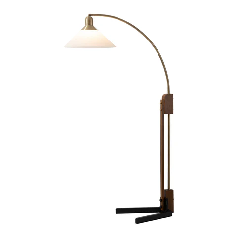 Melmar Modern Chairside Arc Floor Lamp - Image 4