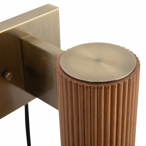 Natural Ash Tambo Plug-In Wall Sconce - Image 4