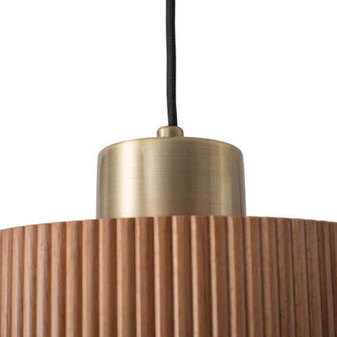 Natural Ash Tambo LED Pendant Light - Image 4