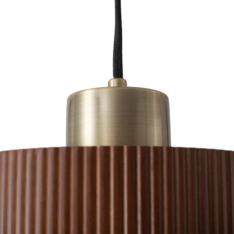 Dark Walnut Tambo LED Pendant Light - Image 4