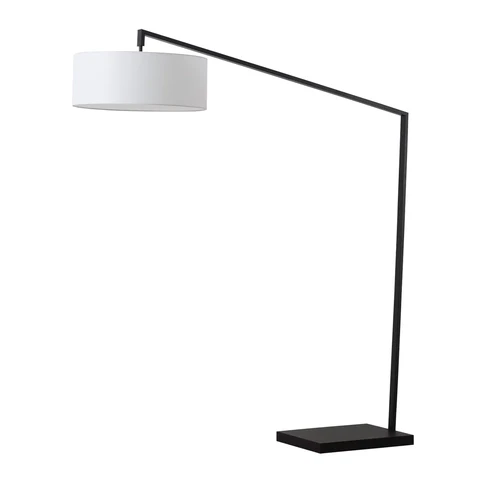 Stretch Modern Matte Black Arc Floor Lamp - Image 5