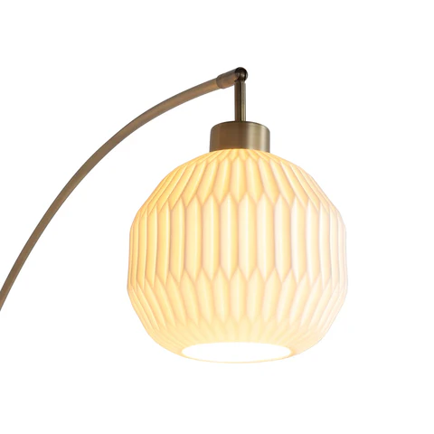 Moraga Arc Floor Lamp with Three Lights - Image 5