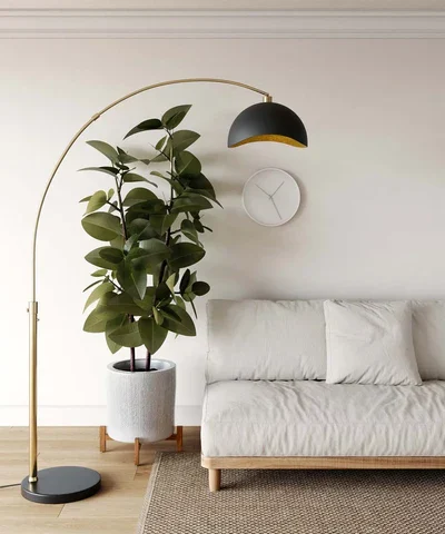 Luna Bella Modern Arc Floor Lamp
