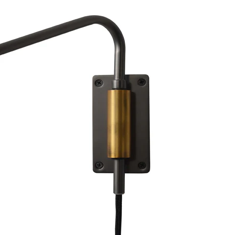 Matte White Swing Plug-In Wall Light - Image 6