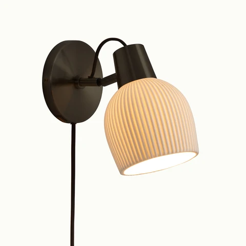Petaluma Wall Sconce – Bone Porcelain & Matte Black - Image 5