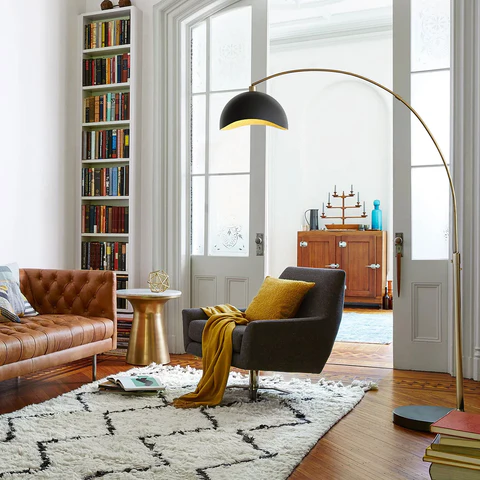Luna Bella Modern Arc Floor Lamp - Image 6