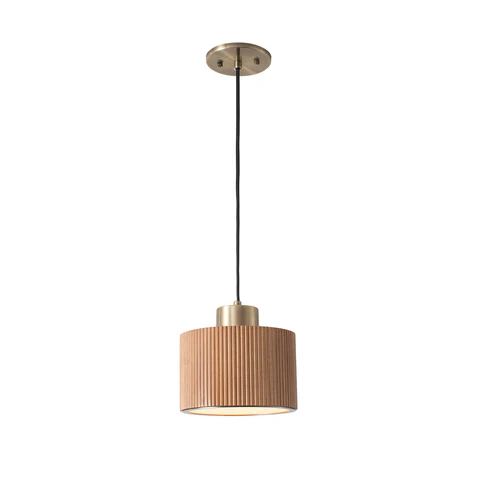 Natural Ash Tambo LED Pendant Light - Image 6
