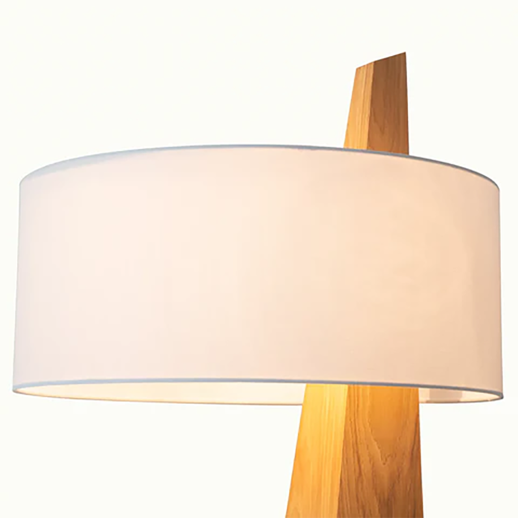 Obelisk Floor Lamp – Natural Ash Wood Finish - Image 6