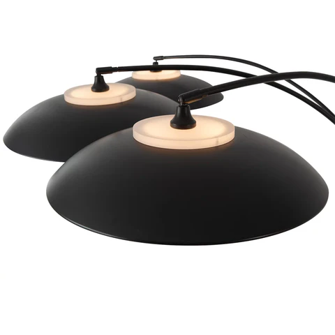 Saucer 3 Light Arc - Floor Lamp - Image 7
