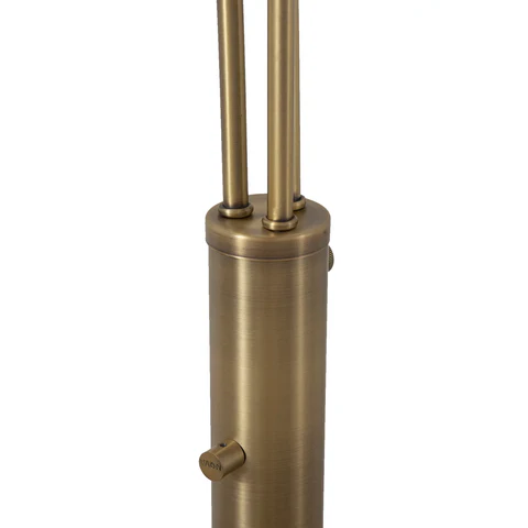 Rancho Mirage 84-Inch 3-Light Arc Floor Lamp – Weathered Brass Finish - Image 7