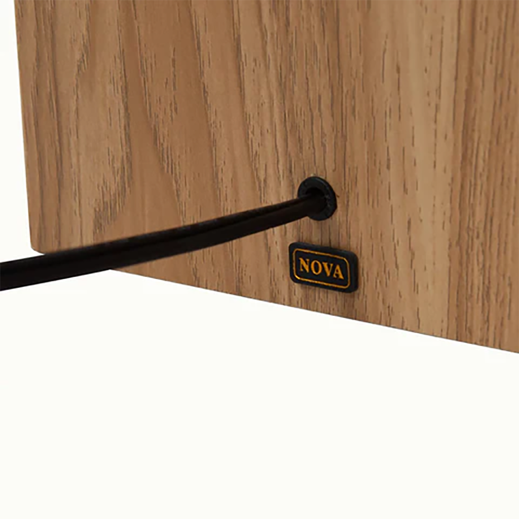 Obelisk Floor Lamp – Natural Ash Wood Finish - Image 7