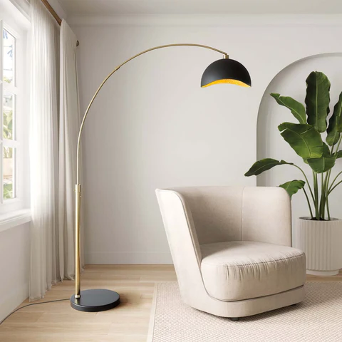 Luna Bella Modern Arc Floor Lamp - Image 8