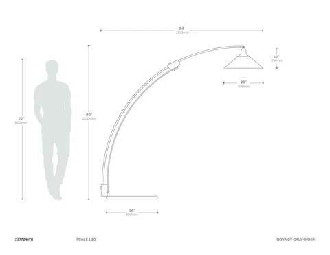 Melmar Modern Arc Floor Lamp - Image 9