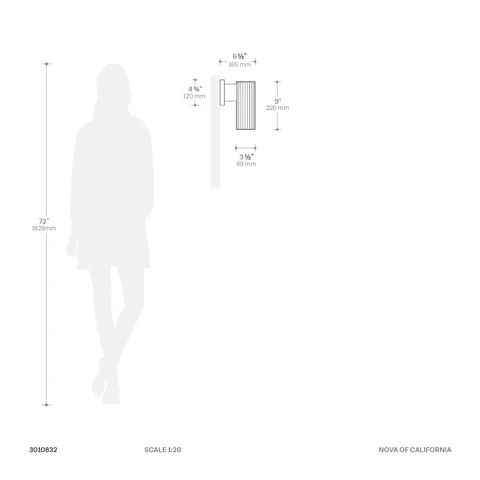Natural Ash Tambo Plug-In Wall Sconce - Image 9