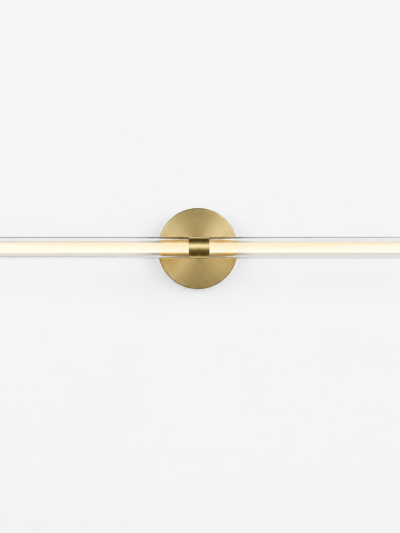 Slim Brass LED Vanity Light