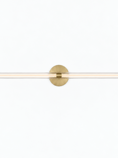 Contemporary Integrated LED Brass Vanity Light