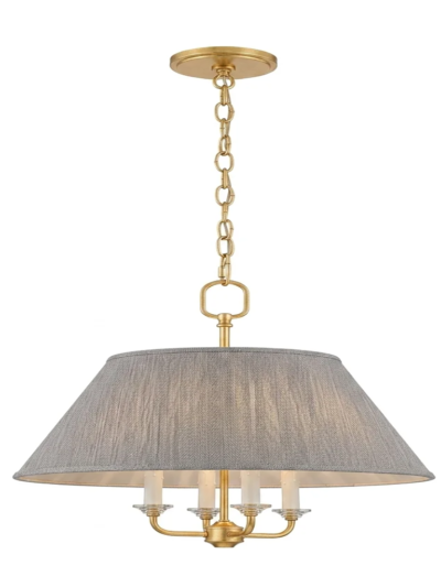 Printed Cotton Pendant Light