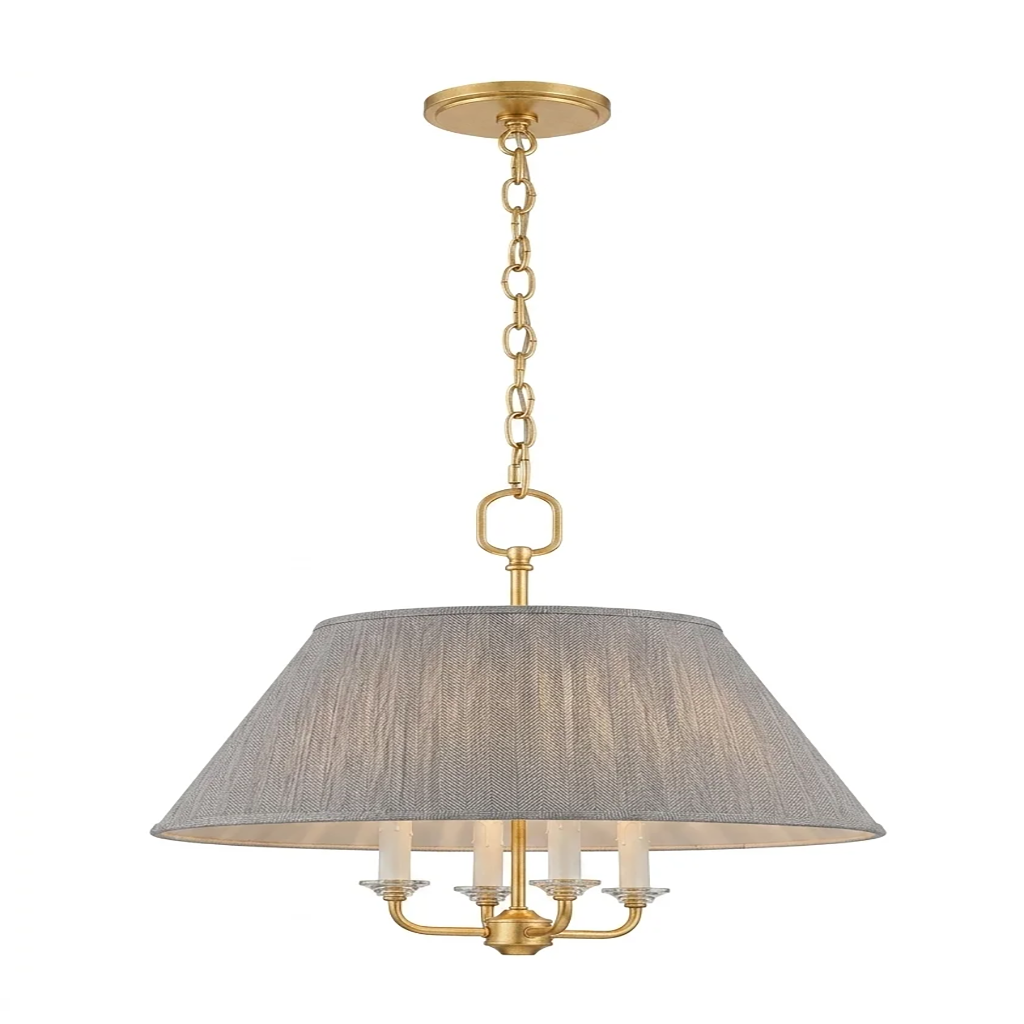 Printed Cotton Pendant Light