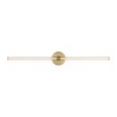 Contemporary Integrated LED Brass Vanity Light