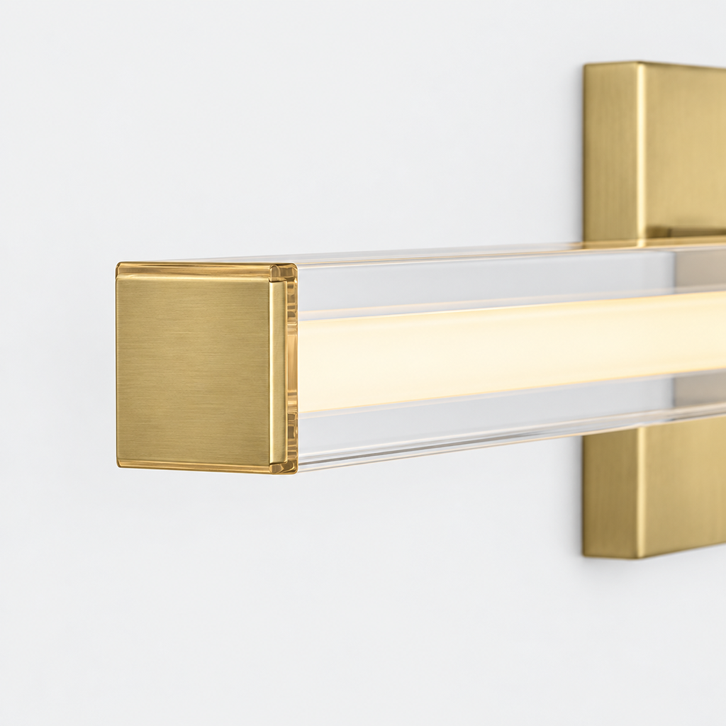 Brass LED Bathroom Vanity Light - Image 2
