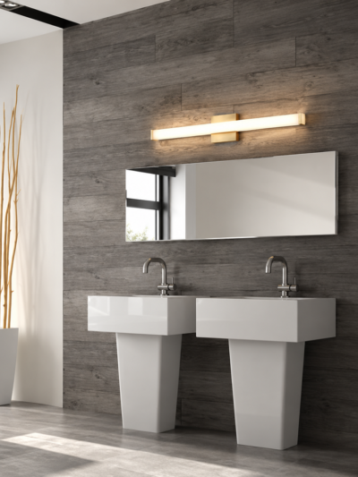 LED Wall Light with Frosted Diffuser