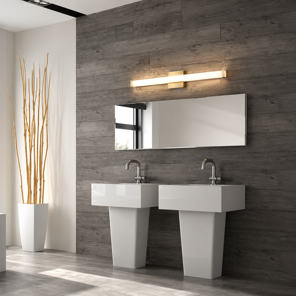 LED Wall Light with Frosted Diffuser