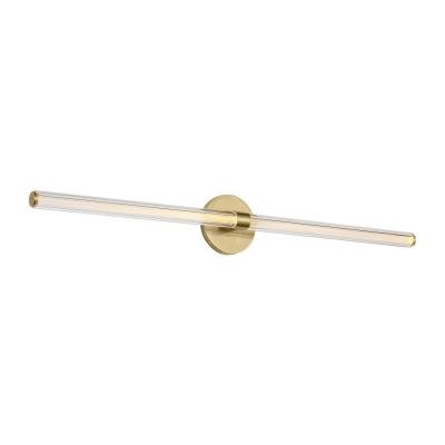 Contemporary Integrated LED Brass Vanity Light - Image 3