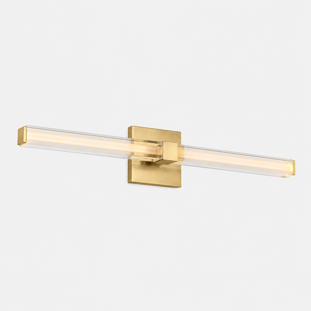 Brass LED Bathroom Vanity Light