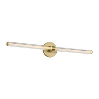 Slim Brass LED Vanity Light - Image 3
