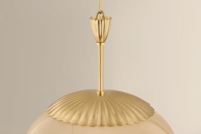 Etched Glass Hanging Light - Image 3