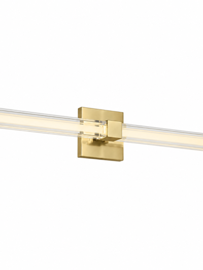 Modern Integrated LED Brass Vanity Light