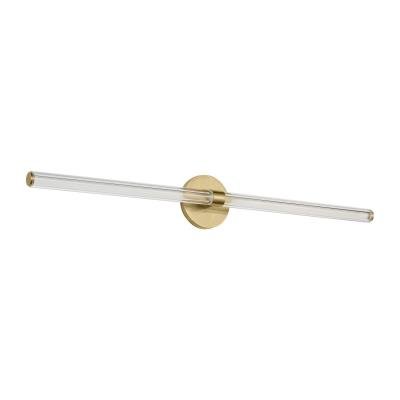 Contemporary Integrated LED Brass Vanity Light - Image 4