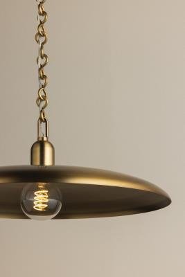 Patina Brass Pendant - Image 5