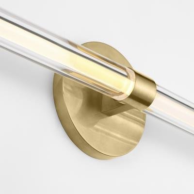Slim Brass LED Vanity Light - Image 6