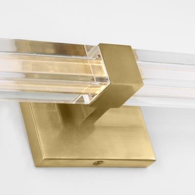 Integrated LED Brass Vanity Light - Image 4