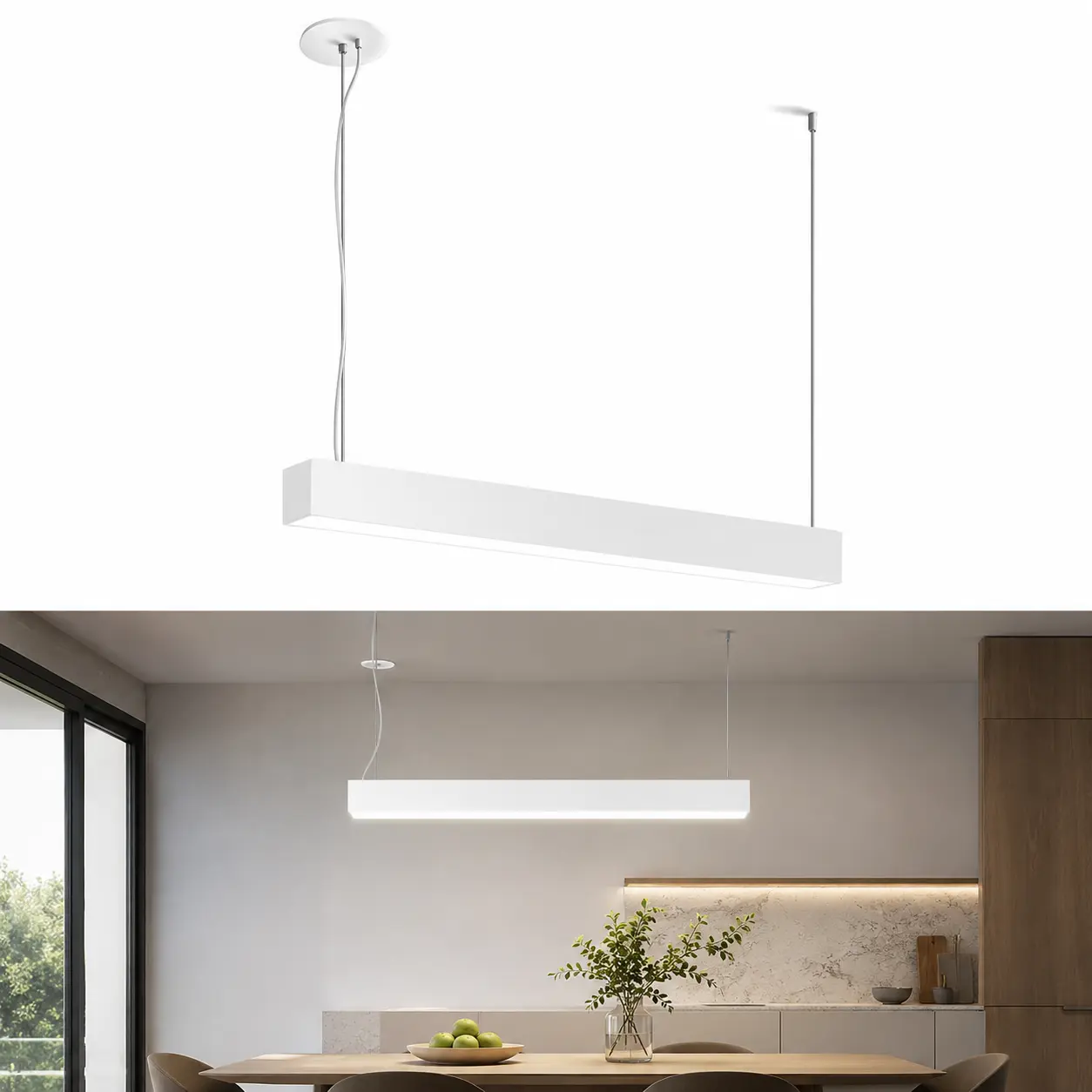 Frosted LED Pendant Light - Image 2