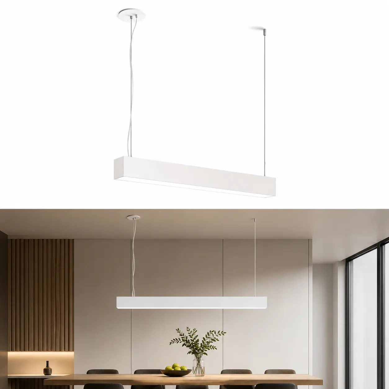 Frosted LED Pendant Light - Image 3