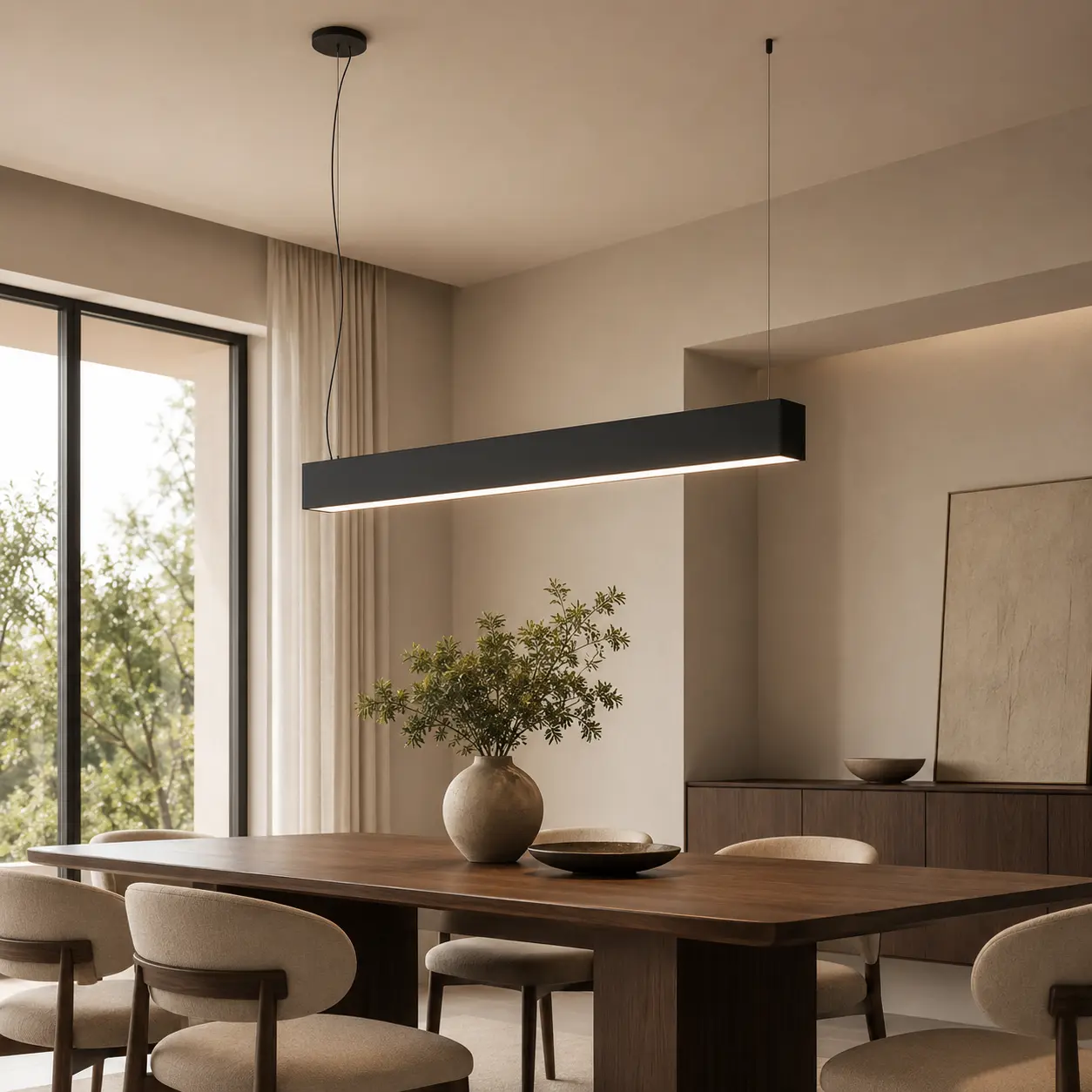 Designer Linear LED Pendant - Image 2