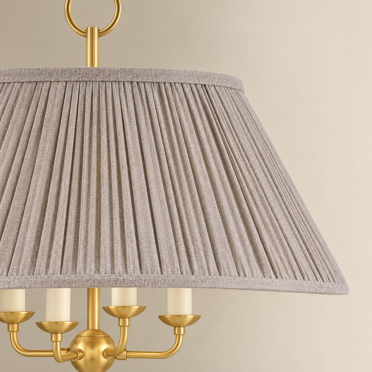 Printed Cotton Pendant Light - Image 2