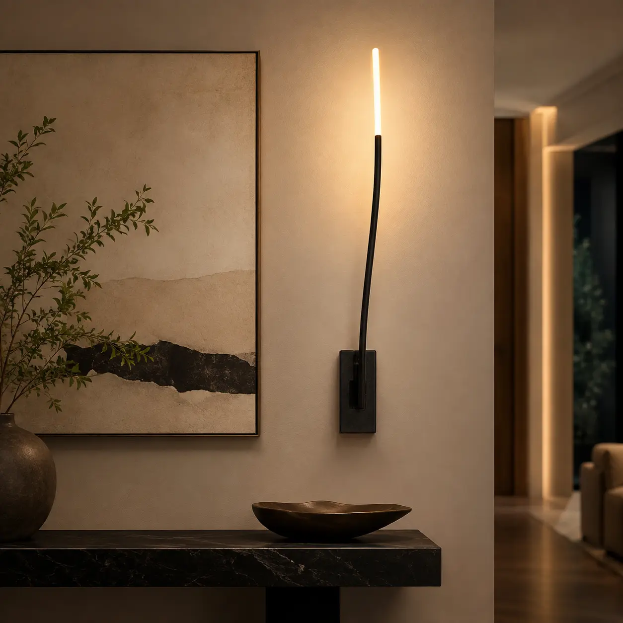 Tall Vertical LED Wall Light - Image 3