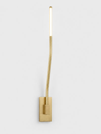 Brass Vertical Wall Light