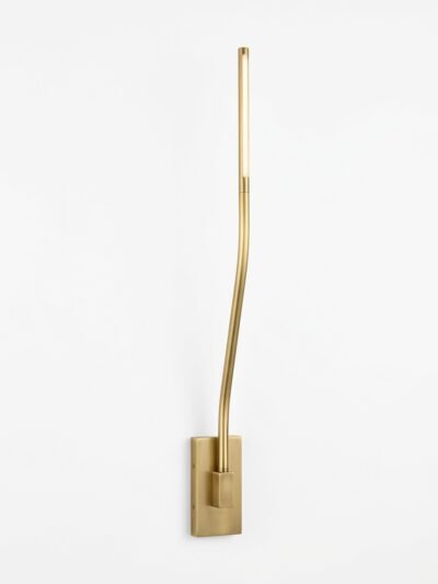 Brass Vertical Wall Light