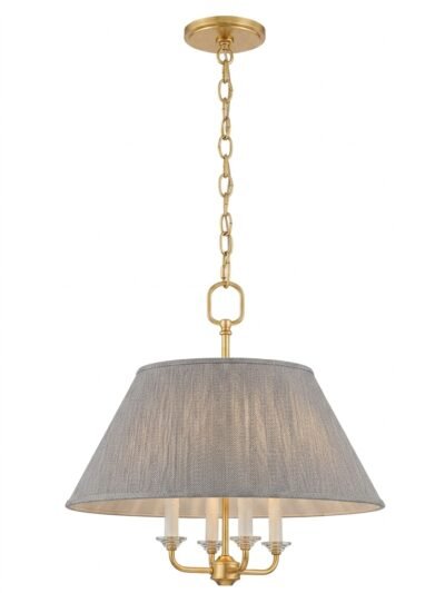 Printed Cotton Pendant Light