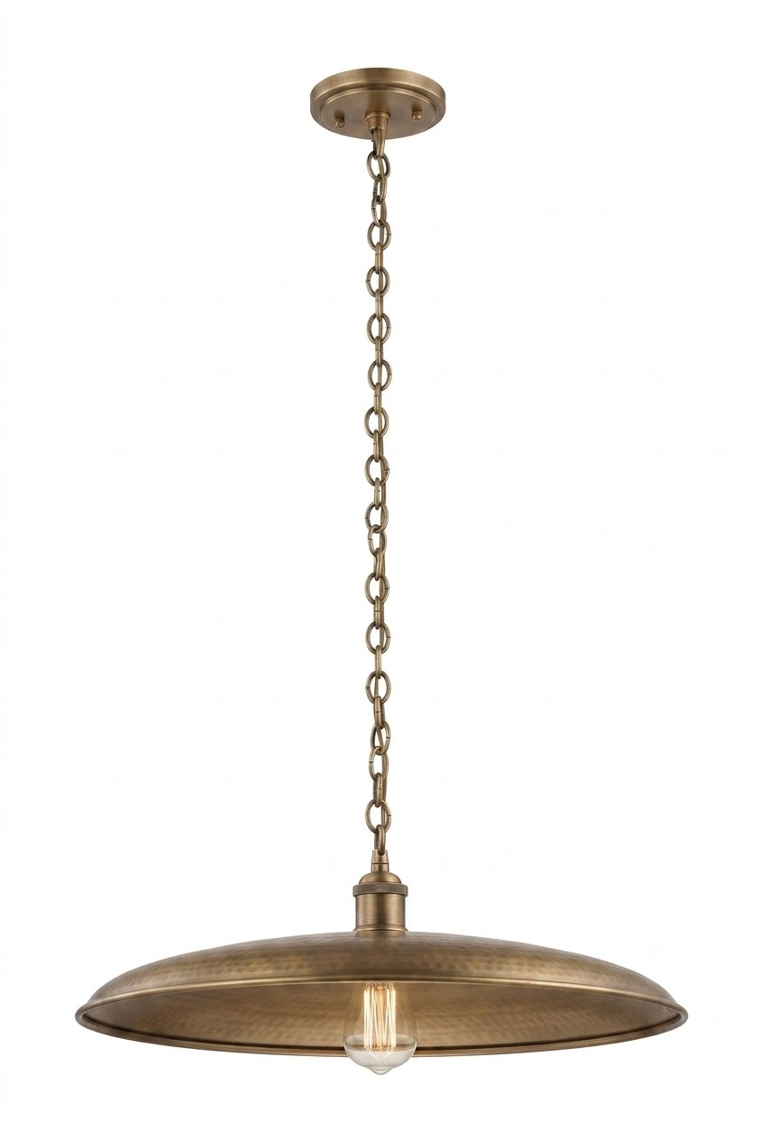 Patina Brass Pendant Light
