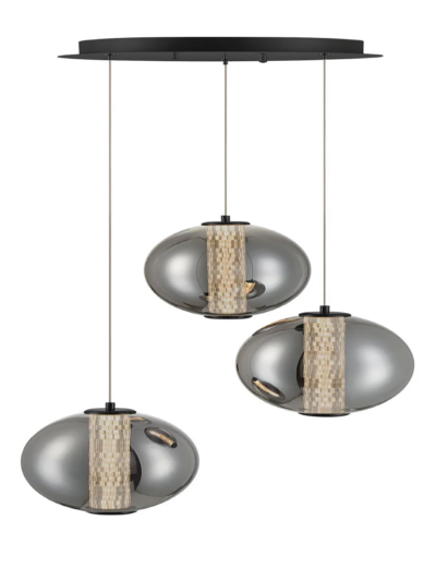 LED Sleek Globe Chandelier