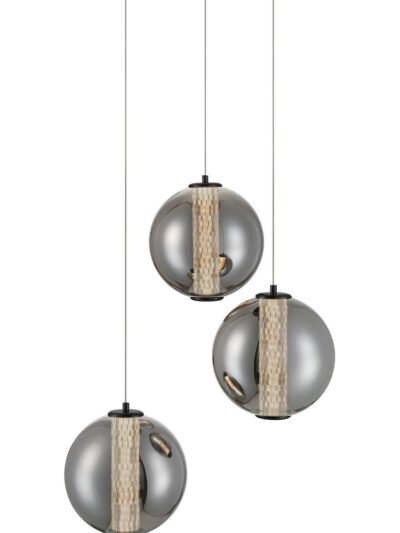 LED Sleek Globe Chandelier