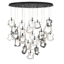 LED Organic Glass Chandelier