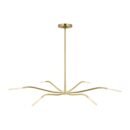 LED Brass Chandelier